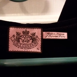 Vintage Juicy Couture Hoodie Size XL Black